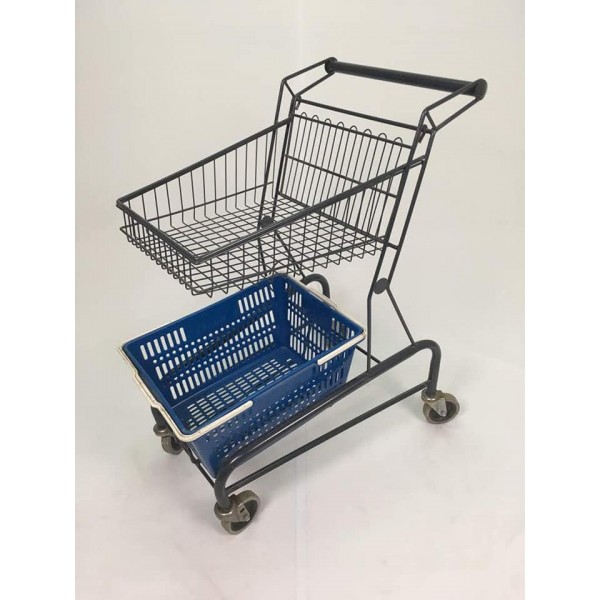 2 LEVEL BASKET TROLLEY